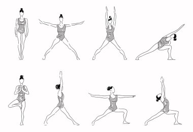 Karmaşık pozlar germe Yoga