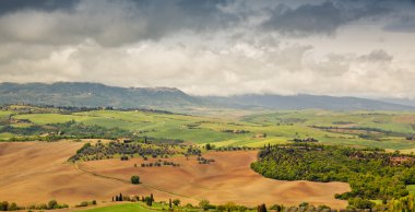 Tuscan peyzaj İtalya