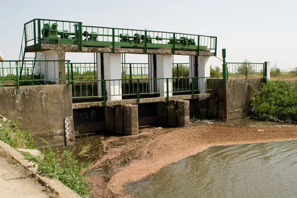 Ingranaggio cancello acqua — Foto Stock