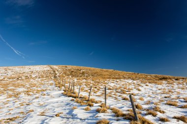 Avusturya 'da kış manzarası