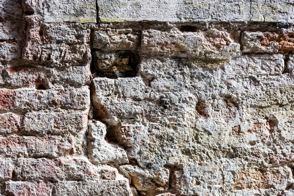 Цегляна стіна старим — стокове фото