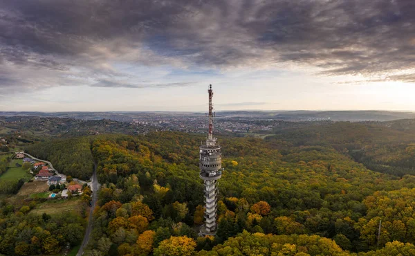 Tower Zalaegerszeg Autumn Forest — Stock Photo, Image