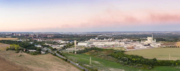 Aerial View Power Station Dunaujvaros — Stock Photo, Image