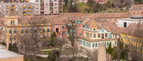 Beautiful Building Zsolnay Ceramic Factory — Stock Photo, Image