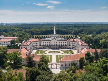 Macaristan 'ın Fertod kentindeki güzel Eszterhazy Kalesi