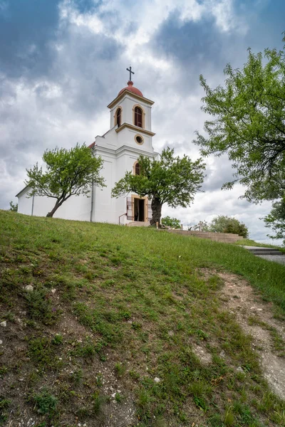 Kapell Pecs Ungerska Med Molnig Himmel — Stockfoto