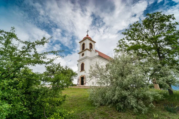 Pecs Deki Şapel Bulutlu Gökyüzü Olan Hungary — Stok fotoğraf