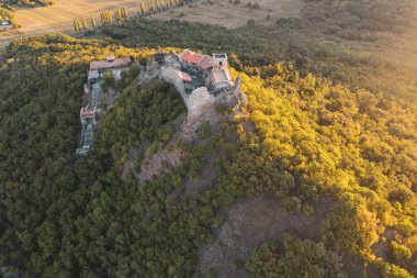 Szigliget 'in güzel hava manzarası