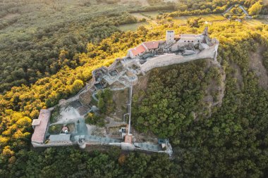 Szigliget 'in güzel hava manzarası