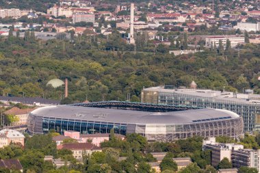 Budapeşte 'de Groupama Arena adında büyük bir futbol sahası