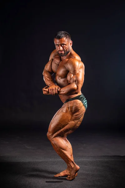 2019 Budapest Hungary Hungary Oct Bodybuilder Studio Photo Fitparade 2019 — Stock Photo, Image