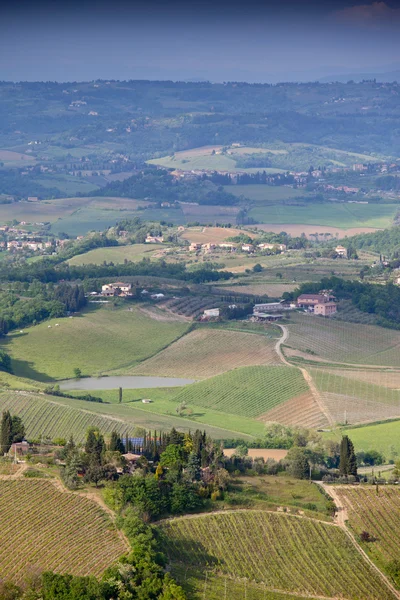 Typiska toskanska landskapet — Stockfoto