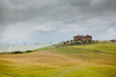 Tuscan peyzaj İtalya