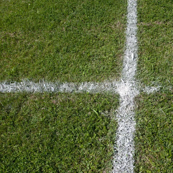 Campo de fútbol hierba —  Fotos de Stock