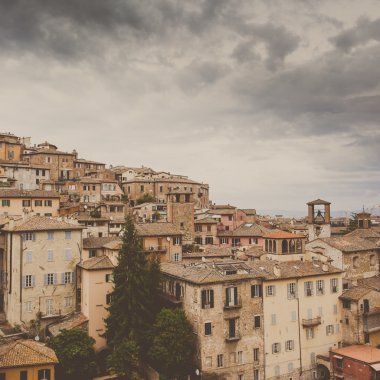 perugia manzarası gördüm