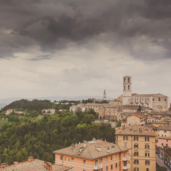 Perugia horizonte visto — Foto de Stock