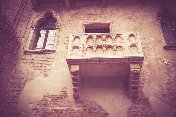 Balkon von Romeo und Julia — Stockfoto