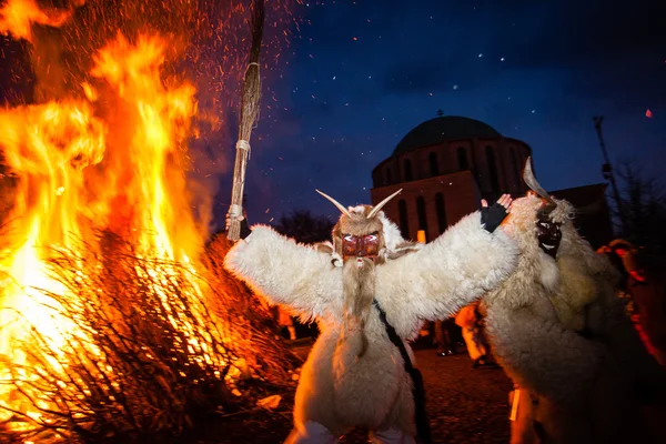 Busojaras v Mohacsu — Stock fotografie