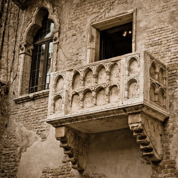 Балкон Ромео и Джульетты — стоковое фото