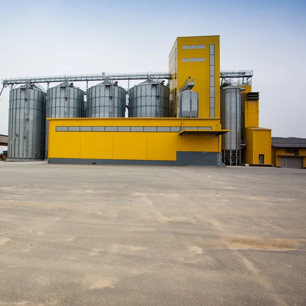 Silos de cereales — Foto de Stock