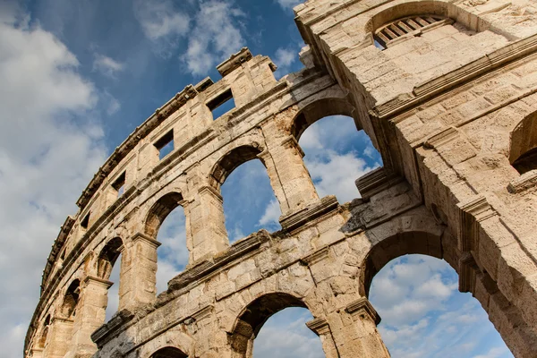 Colosseum in pula, Kroatië — Stockfoto