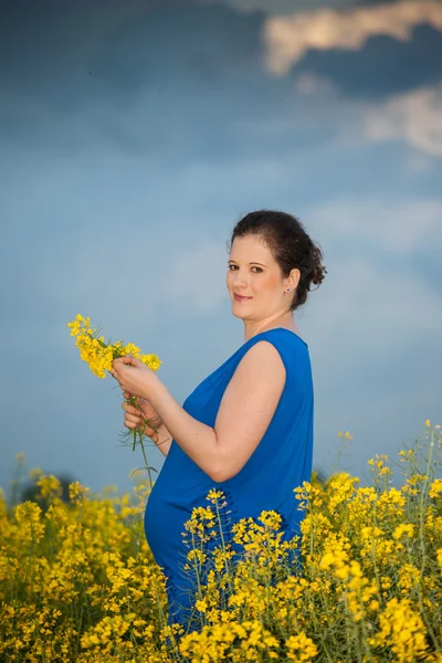 Těhotná žena — Stock fotografie