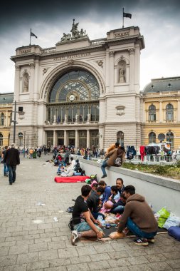Keleti Railway Station, mülteci savaş