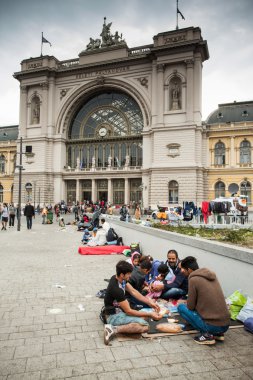 Keleti Railway Station, mülteci savaş
