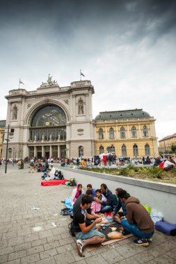 Keleti Railway Station, mülteci savaş