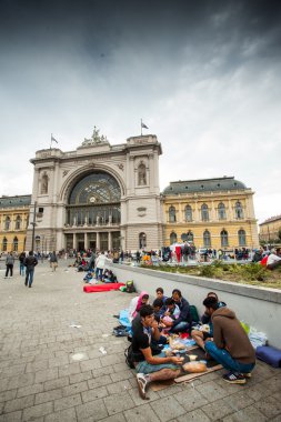 Keleti Railway Station, mülteci savaş