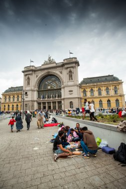 Keleti Railway Station, mülteci savaş