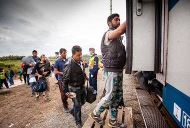 Gyekenyes tren istasyonunun mülteci savaş