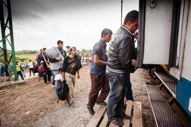 Gyekenyes tren istasyonunun mülteci savaş
