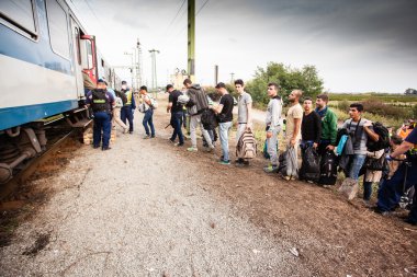 Gyekenyes tren istasyonunun mülteci savaş