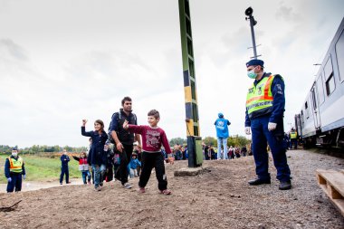 Gyekenyes tren istasyonunun mülteci savaş