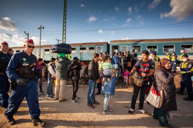 Gyekenyes tren istasyonunun mülteci savaş