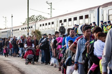 Gyekenyes tren istasyonunun mülteci savaş