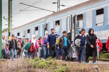 Gyekenyes tren istasyonunun mülteci savaş