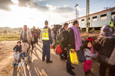 Gyekenyes tren istasyonunun mülteci savaş