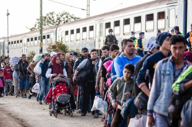Gyekenyes tren istasyonunun mülteci savaş