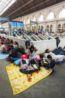 Keleti Railway Station, mülteci savaş
