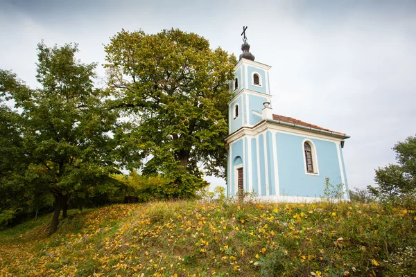 Small blue chapel — Stock Photo, Image