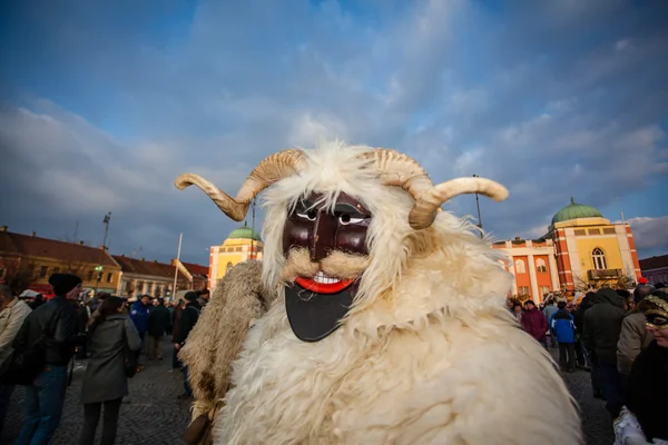 Busojaras in Mohacs — Stock Photo, Image