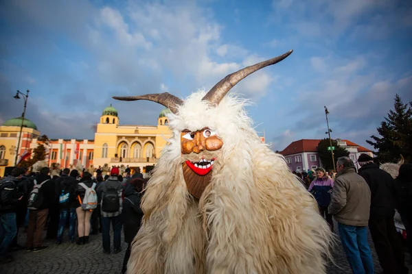 Busojaras i Mohács — Stockfoto