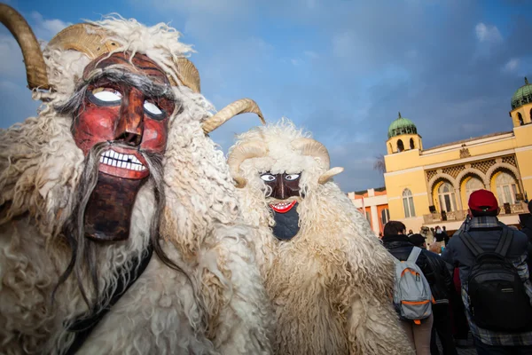 Busojaras in Mohács — Stockfoto