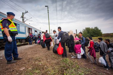 Gyekenyes tren istasyonunun mülteci savaş