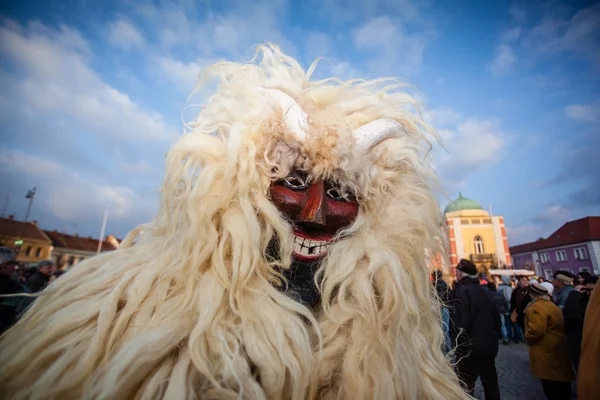 Busojaras in Mohacs — Stock Photo, Image