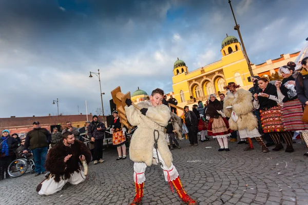 Busojara a Mohacs — Foto Stock