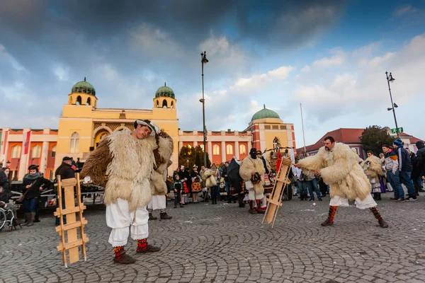 Busojara a Mohacs — Foto Stock