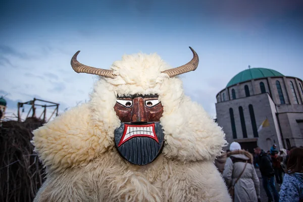 Busojaras in Mohács — Stockfoto